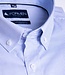 Blauw hemd met kruisjes print poplin 1 thumbnail