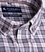 Bruin geruit hemd in twill katoen 1 thumbnail