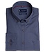 Donkerblauw hemd met driehoek print 3 thumbnail