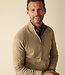 Quarter zip herentrui - katoen beige 1 thumbnail