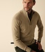 Quarter zip herentrui - katoen beige 4 thumbnail
