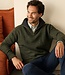 Quarter zip herentrui - lamswol groen 3 thumbnail