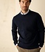 FORMEN Herentrui met ronde hals - merinowol navy
