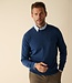 Herentrui met ronde hals - merinowol denim 3 thumbnail