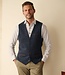 FORMEN waistcoat pique navy