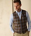 waistcoat geruit bruin-blauw 1 thumbnail