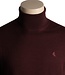 Fijne rolkraagtrui - merino bordeaux 4 thumbnail