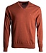 V-hals trui - merino terracotta 4 thumbnail