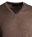 V-hals trui - merino taupe 5 thumbnail