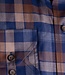Bruin-blauw twill geruit hemd 5 thumbnail