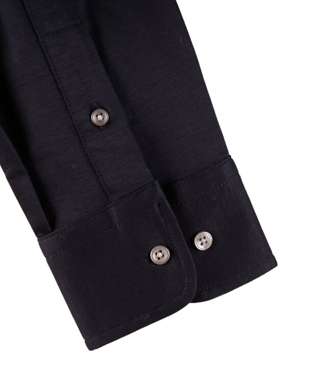 Polo lange mouwen liquid cotton navy 6