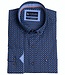 Donkerblauw hemd met oranje accent 3 thumbnail