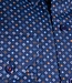 Slim fit donkerblauw hemd met oranje accent 3 thumbnail