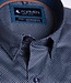 Donkerblauw printhemd poplin 1 thumbnail