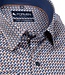 Camel hemd met all-over print poplin 1 thumbnail