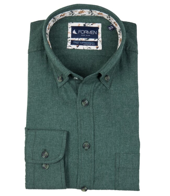 Wooltouch hemd groen flanel 5