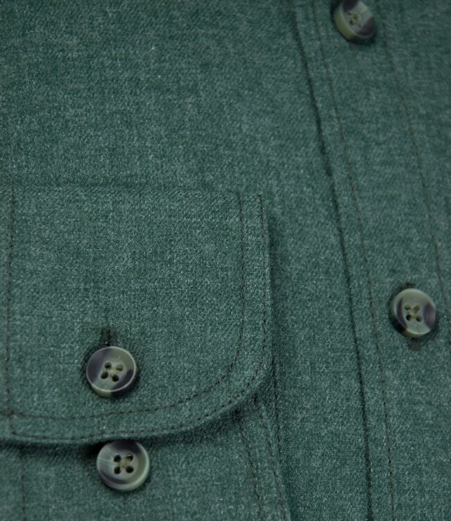 Wooltouch hemd groen flanel 6