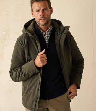 FORMEN Herenjas softshell padded olive