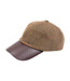 Baseball pet tweed met lederen klep 1 thumbnail
