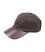 FORMEN Baseball pet met lederen klep bruin