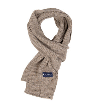 FORMEN sjaal gespikkeld beige