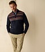Herentrui korte rits Nordic blauw-bordeaux 3 thumbnail