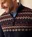 Herentrui korte rits Nordic blauw-bordeaux 2 thumbnail