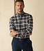 Blauw-bruin geruit hemd flanel 2 thumbnail