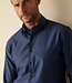 Donkerblauw slim fit hemd Oxford katoen 2 thumbnail