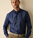 FORMEN Donkerblauw slim fit hemd Oxford katoen