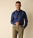 Donkerblauw slim fit hemd Oxford katoen 3 thumbnail