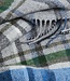 Herensjaal tartan - lamswol blauw-grijs 2 thumbnail