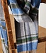 Herensjaal tartan - lamswol blauw-grijs 3 thumbnail