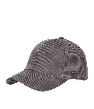 FORMEN Baseball pet corduroy grijs