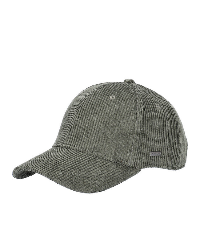 Baseball pet corduroy groen 1