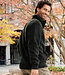 Heren fleece jacket olijfgroen 3 thumbnail