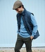 Donkerblauwe quilted bodywarmer 4 thumbnail