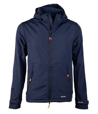 FORMEN Softshell herenjas marine