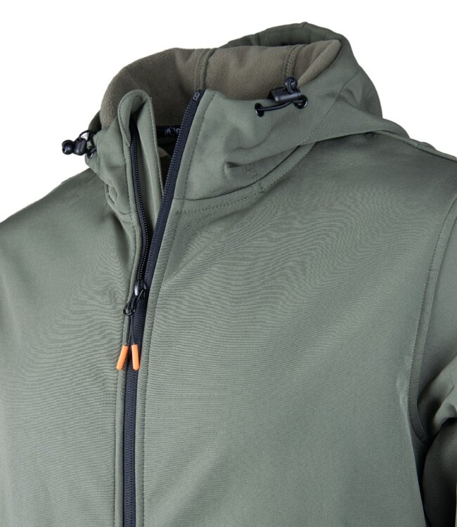 Softshell herenjas donkergroen 5