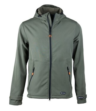 FORMEN Softshell herenjas donkergroen