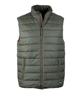 FORMEN Sportieve bodywarmer groen-oranje