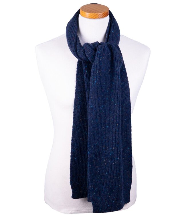 sjaal gespikkeld blauw 1
