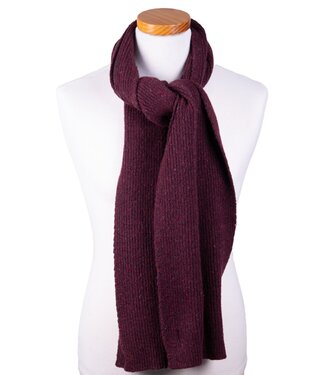 FORMEN sjaal gespikkeld bordeaux