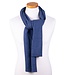 Sjaal met rib – jeansblauw (10% cashmere) 1 thumbnail