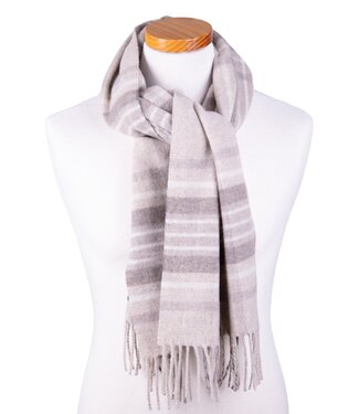 FORMEN Herensjaal streep taupe