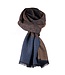 Fijne herensjaal camel-blauw 1 thumbnail