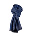 FORMEN Fijne herensjaal taupe-blauw