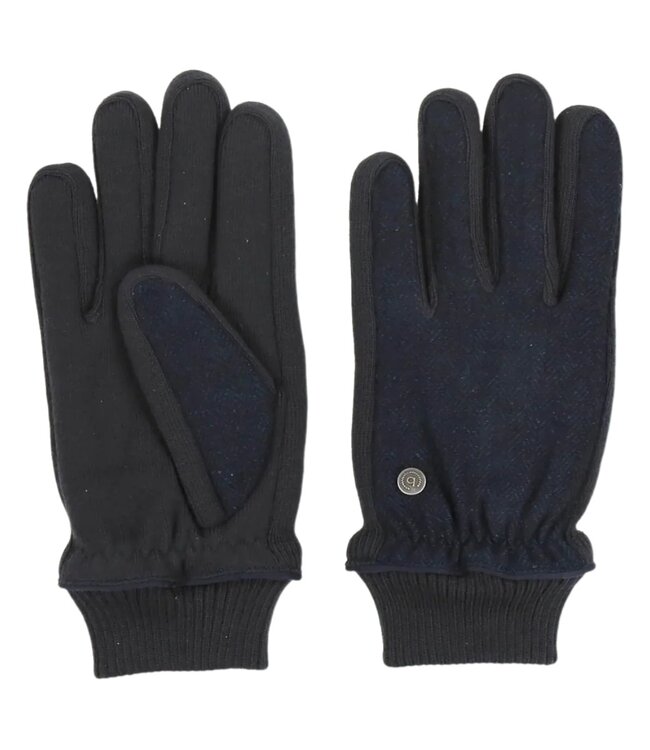 Handschoenen chevron donkerblauw 2