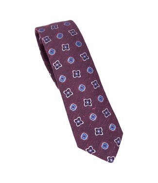 FORMEN Das zijde tegelmotief bordeaux