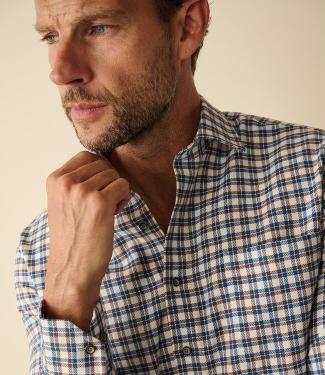 Casual geruit hemd flanel 2